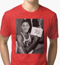Devin Booker - 70pts vs Celtics Tri-blend T-Shirt