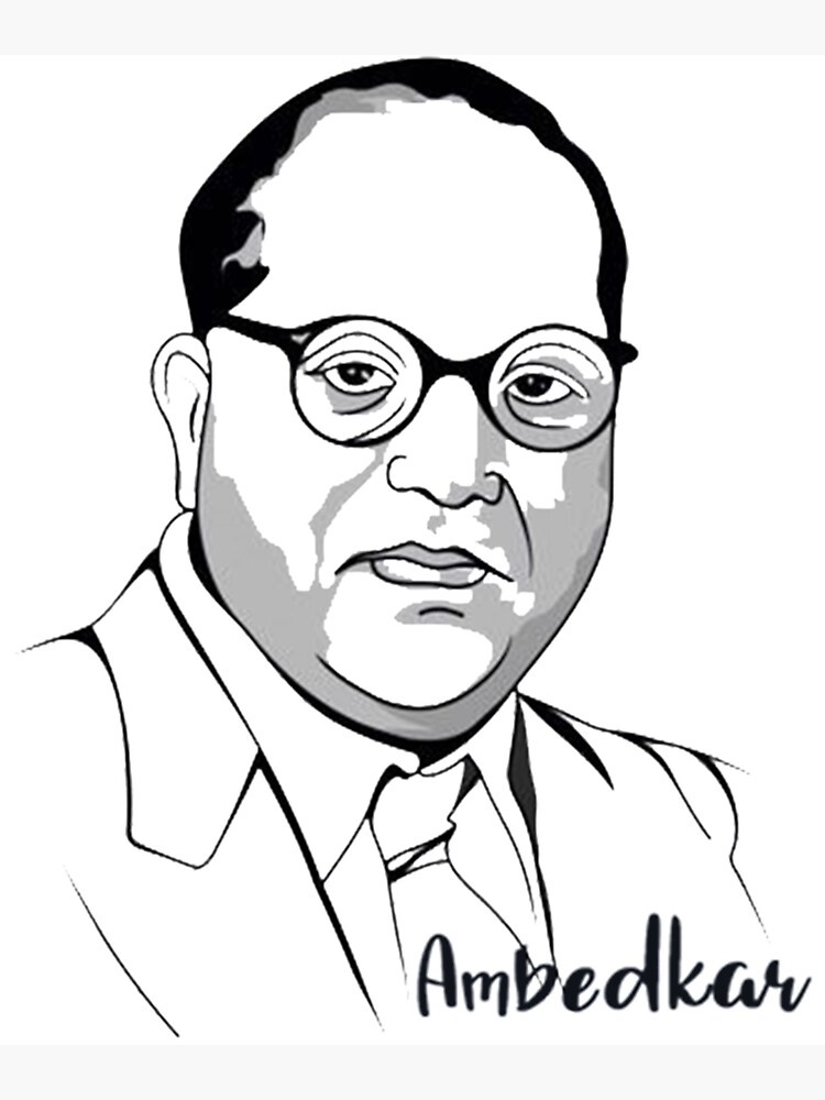 ambedkar line art