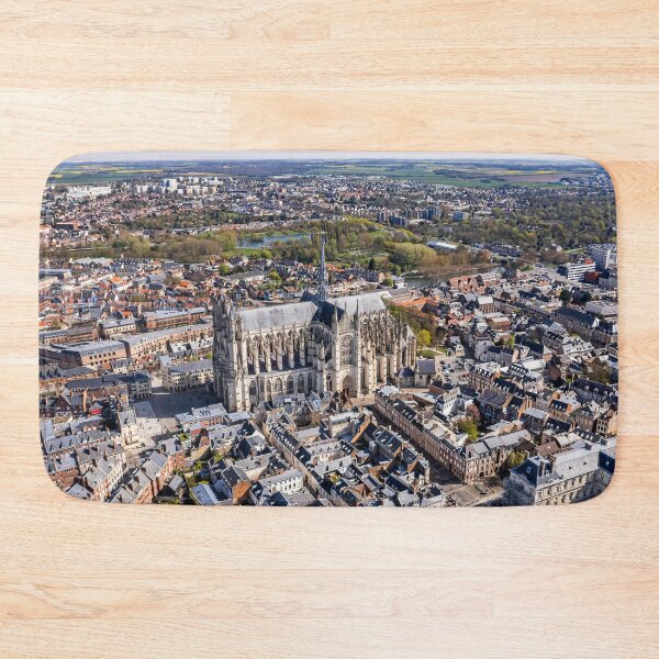 Item preview, Amiens Cathedral France and Town Centre Rooftops Aerial View Gift designed and sold by skyfilming.
