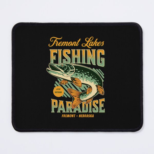 Item preview, Outdoor Fishing Fremont Lakes Nebraska designed and sold by CattlettArt.