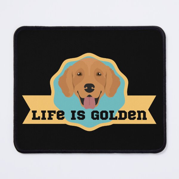 Item preview, life is better with a golden  designed and sold by BronikowskiART.