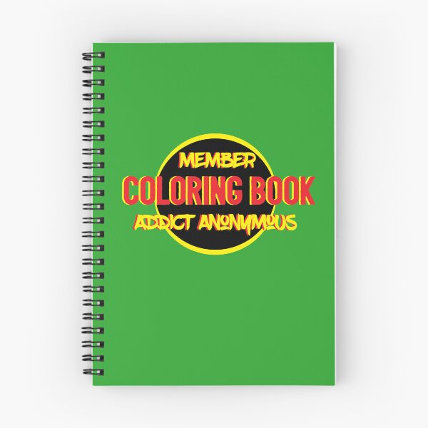 Item preview, Member Coloring Book Addict Anonymous designed and sold by TheCrazyBear.