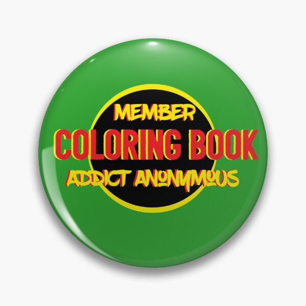 Item preview, Member Coloring Book Addict Anonymous designed and sold by TheCrazyBear.
