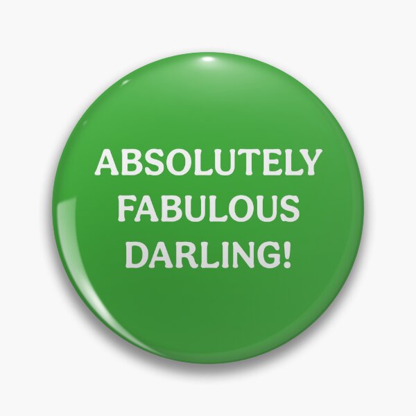 Item preview, Absolutely Fabulous Darling (White Green) designed and sold by ToluaPrints.