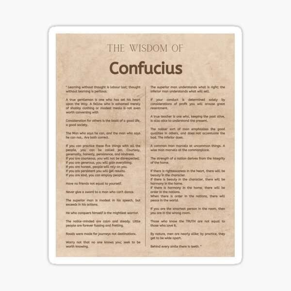 Item preview, The wisdom of Confucius! Part III designed and sold by LaziniArts.