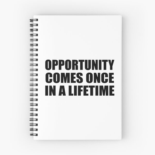 Item preview, opportunity comes once in a lifetime designed and sold by Colorfulandfun.