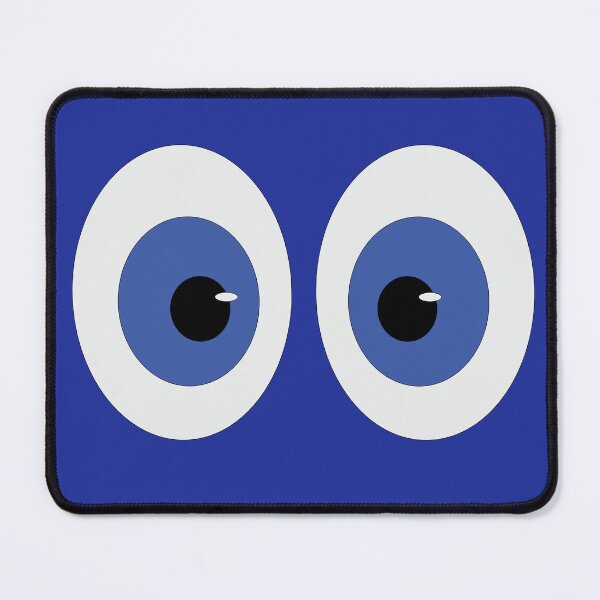 Item preview, Big Blue Eyeballs designed and sold by TheCrazyBear.