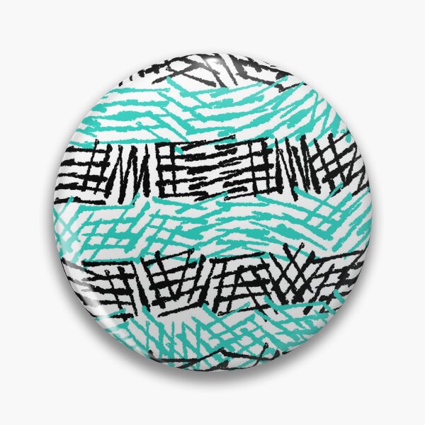 Item preview, Teal and Black Crosshatch Pattern designed and sold by emmilowski.