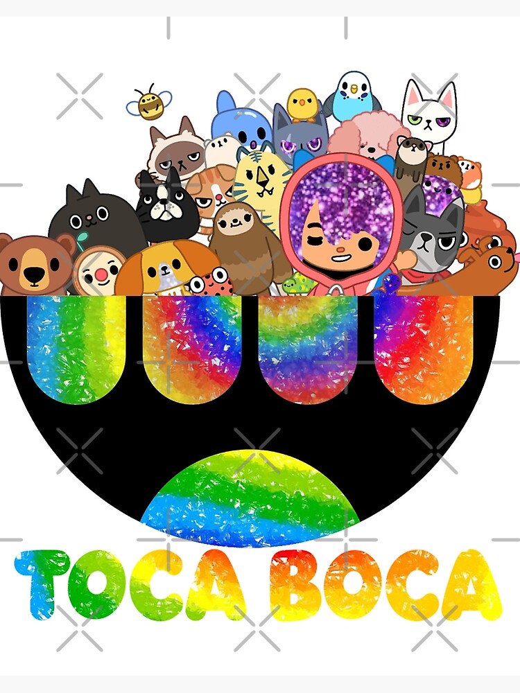 TOCA BOCA Cake topper | Toca Boca Characters | CUPCAKE CAKE TOPPER EDIBLE