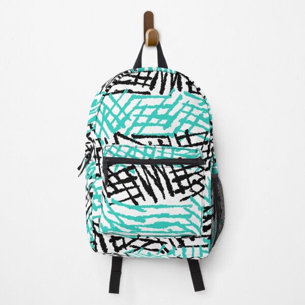 Item preview, Teal and Black Crosshatch Pattern designed and sold by emmilowski.