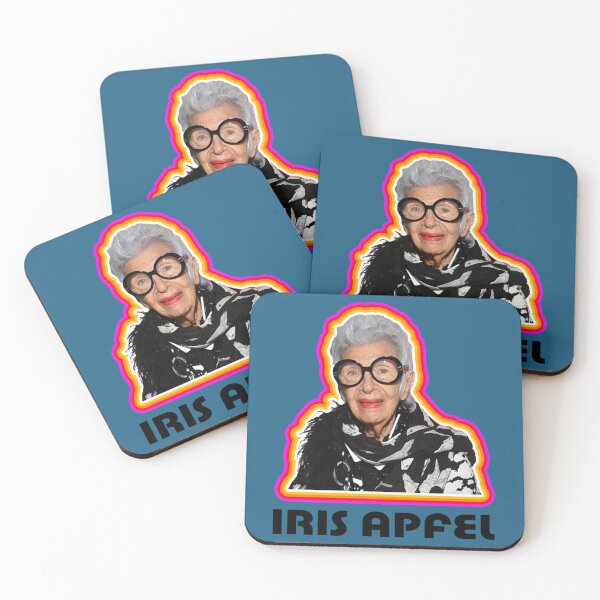 Item preview, Iris Apfel - Fashionista Icon weiß   designed and sold by angereedy.