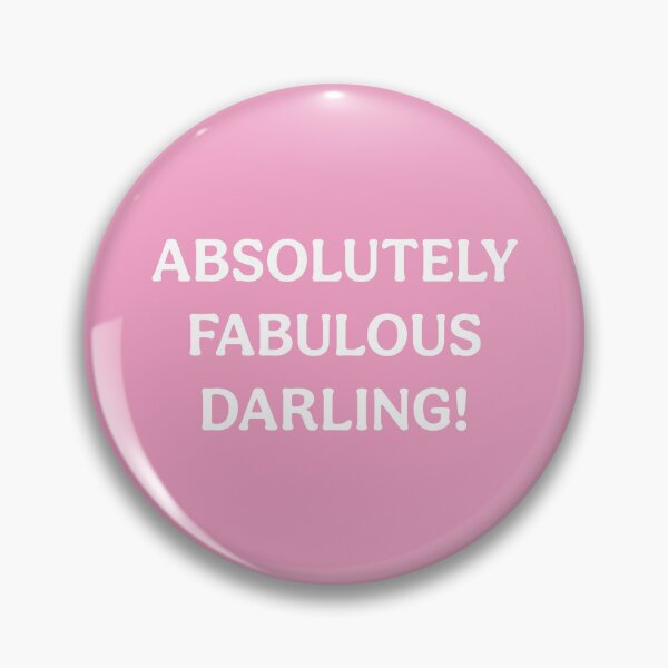 Item preview, Absolutely Fabulous Darling (White Pink) designed and sold by ToluaPrints.