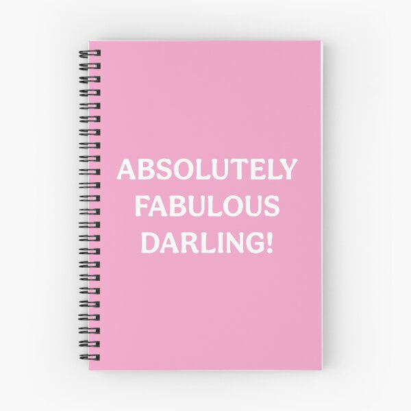Item preview, Absolutely Fabulous Darling (White Pink) designed and sold by ToluaPrints.