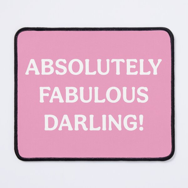 Item preview, Absolutely Fabulous Darling (White Pink) designed and sold by ToluaPrints.