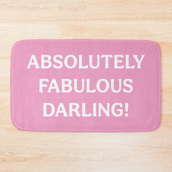 Item preview, Absolutely Fabulous Darling (White Pink) designed and sold by ToluaPrints.