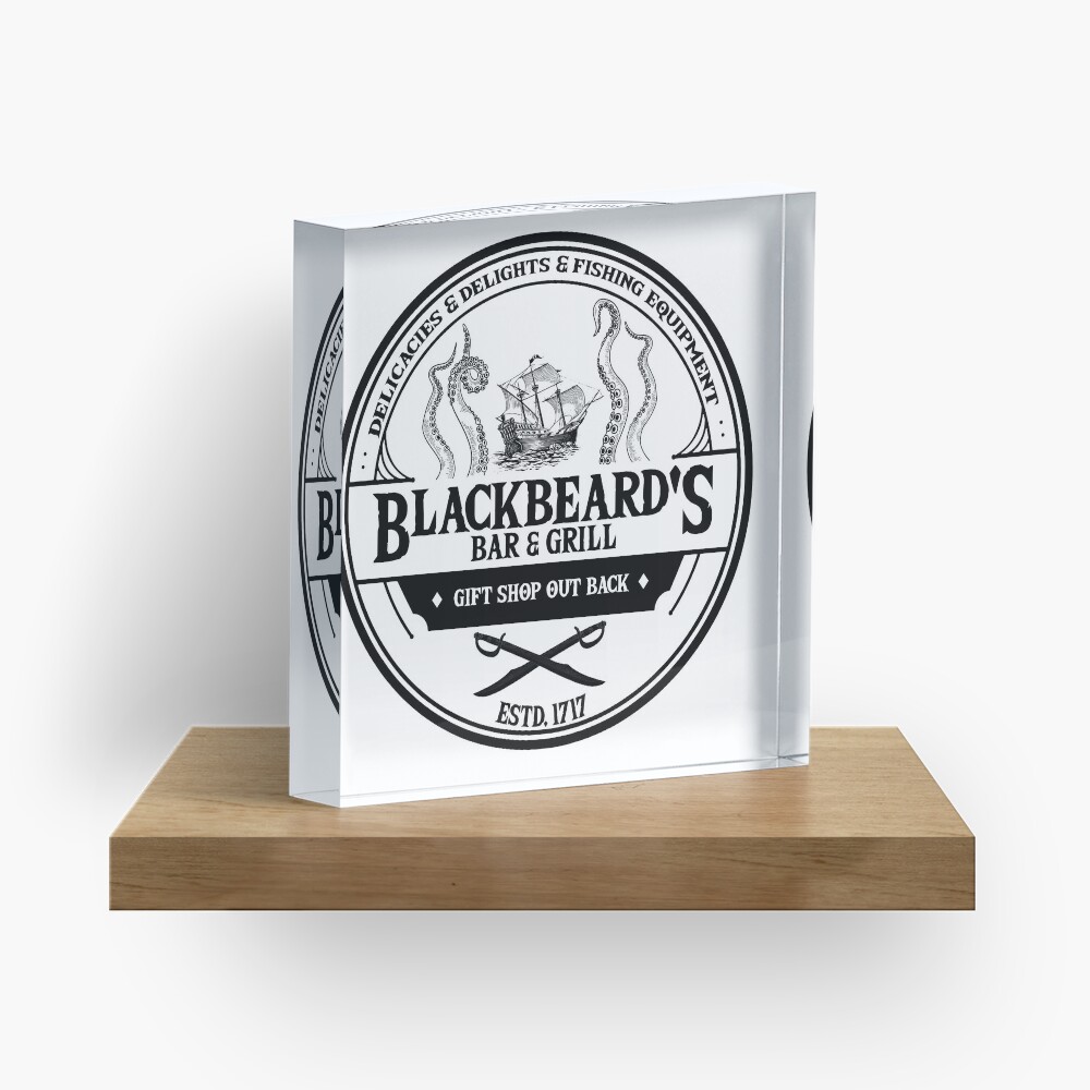 Blackbeard's Bar and Grill Acrylic Block