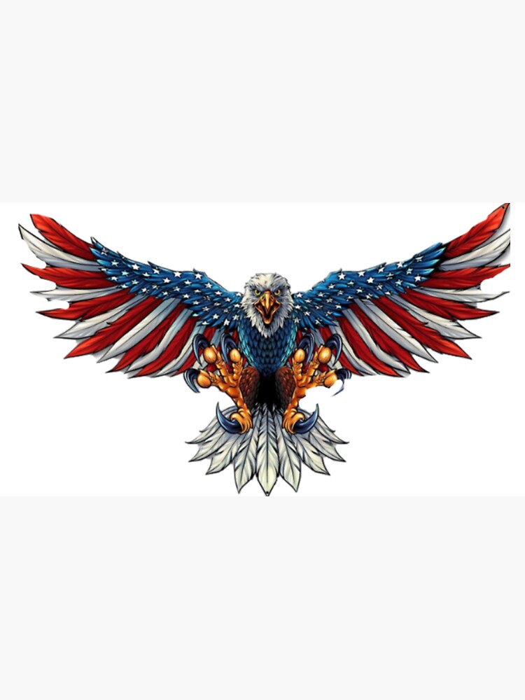 Thumbnail 7 of 7, Cap, USA flag designed Eagle  designed and sold by JiggsFashion.