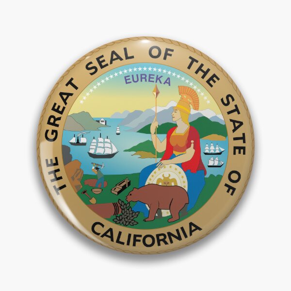 California - The Great Seal of the State of California Pin