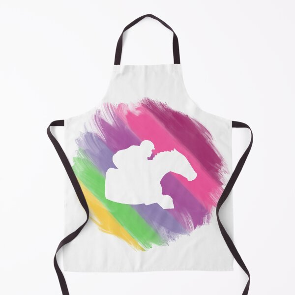 Item preview, Spring Racehorse Silhouette on White designed and sold by Mimi Foley.