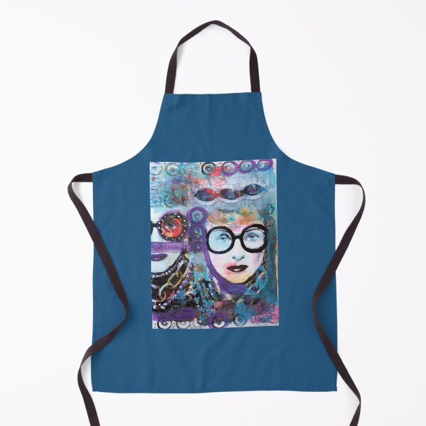 Item preview, Iris Apfel ursprüngliche Kunst durch Jacqueline Myers-Cho Tailliertes mit V-Ausschnitt designed and sold by angereedy.