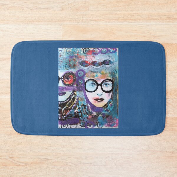 Item preview, Iris Apfel ursprüngliche Kunst durch Jacqueline Myers-Cho Tailliertes  mit V-Ausschnitt designed and sold by angereedy.