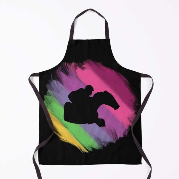 Item preview, Spring Racehorse Silhouette on Black designed and sold by Mimi Foley.