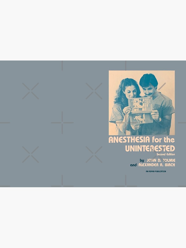 Thumbnail 3 of 3, Hardcover Journal, Anesthesia for the Uninterested Vintage Book Cover (1986) designed and sold by Lit-Looks.