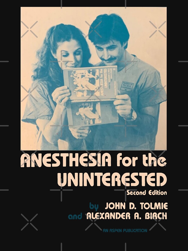 Anesthesia for the Uninterested Vintage Book Cover (1986)