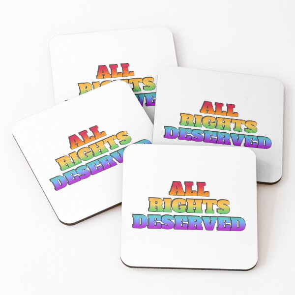 Item preview, ALL RIGHTS DESERVED - GAY PRIDE designed and sold by Inspirationmotivation.