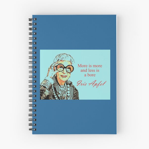 Item preview, Iris Apfel, Mehr ist mehr und weniger ist langweilig   designed and sold by angereedy.