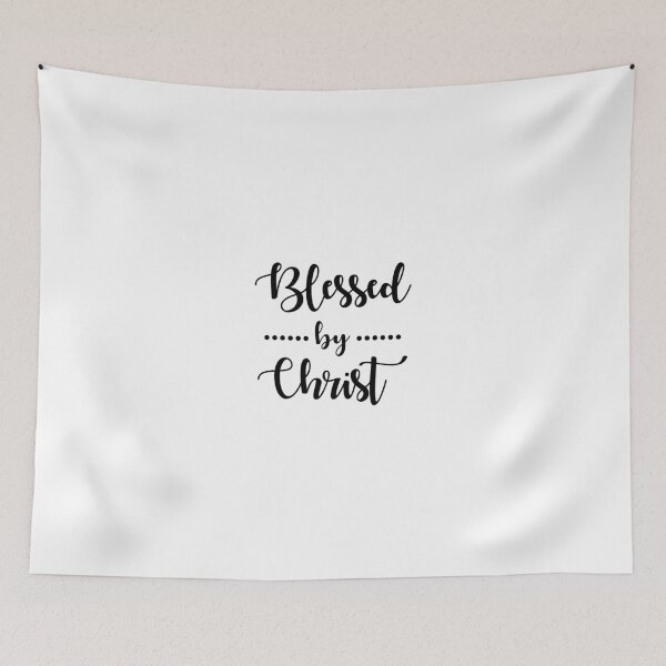 Item preview, Blessed by Christ Black designed and sold by almosthillwood.