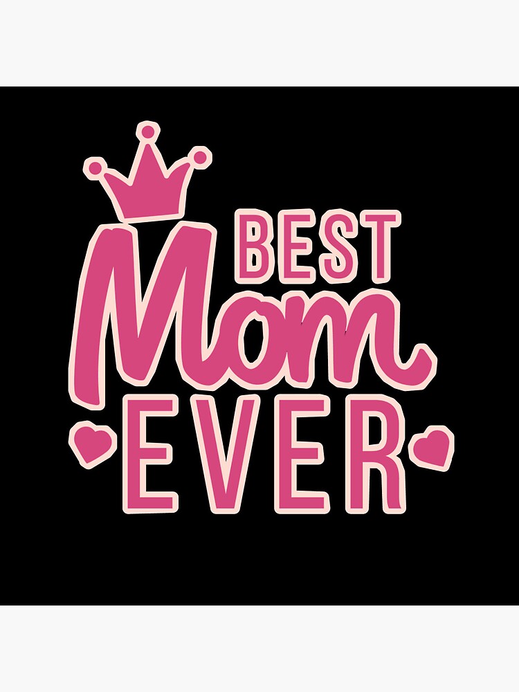 Thumbnail 5 of 5, Acrylic Block, Best Mom Ever designed and sold by JiggsFashion.