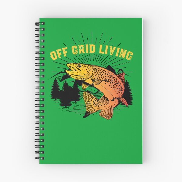 Item preview, Off Grid Living Trout Fishing designed and sold by TheCrazyBear.