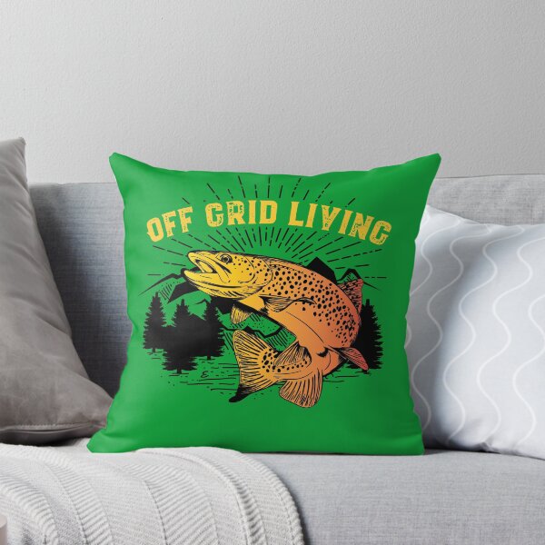 Item preview, Off Grid Living Trout Fishing designed and sold by TheCrazyBear.