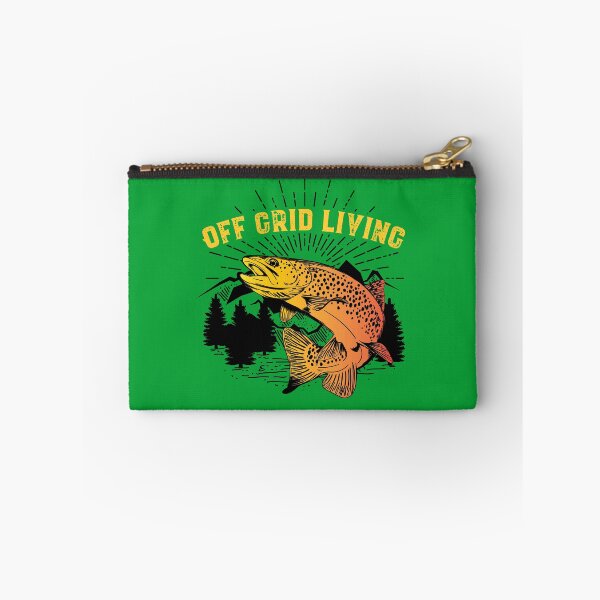 Item preview, Off Grid Living Trout Fishing designed and sold by TheCrazyBear.