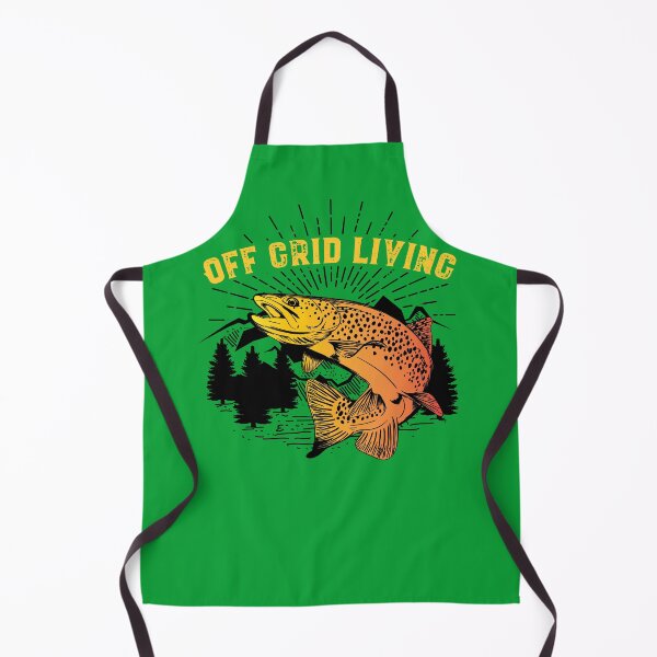 Item preview, Off Grid Living Trout Fishing designed and sold by TheCrazyBear.