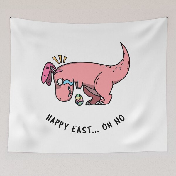Item preview, FUNNY EASTER DINOSUAR  designed and sold by DiscoVibes.