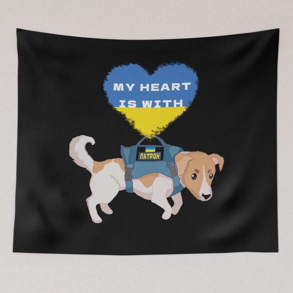 Item preview, Ukrainian Armed Forces Dog Patron Jack Russell Terrier designed and sold by Aide.