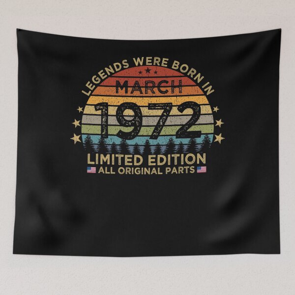 Item preview, Legends Were Born In March 1972 Limited Edition Patriotic designed and sold by cssdru.