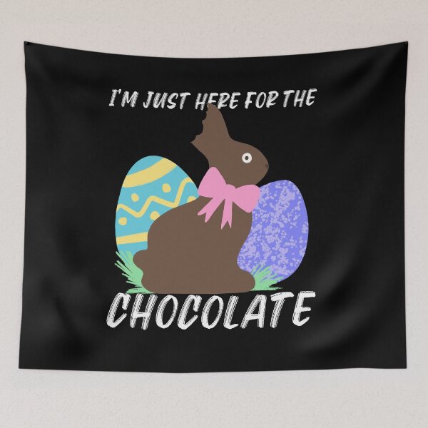 Item preview, FUNNY CHOCOLATE BUNNY EASTER  designed and sold by DiscoVibes.