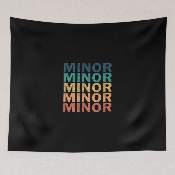 Item preview, Minor Name T Shirt - Minor Vintage Retro Name Gift Item Tee designed and sold by anthonyodo.