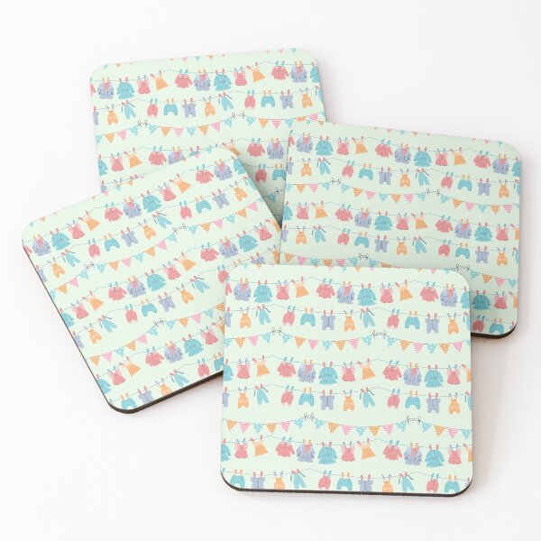 Item preview, welcome baby, baby clothes and pennants designed and sold by GuelcherDesign.