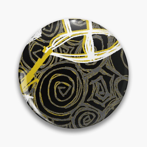 Item preview, Spirals X Eyes (Black and Gold) designed and sold by DextralDaydream.