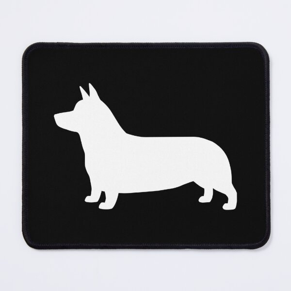 Item preview, Pembroke Welsh Corgi Silhouette (White) designed and sold by Jenn Inashvili.