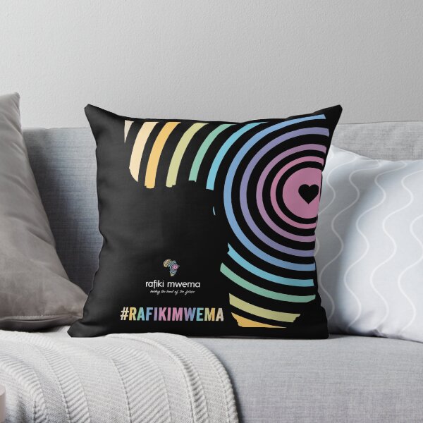 Rafiki Rainbow Throw Pillow