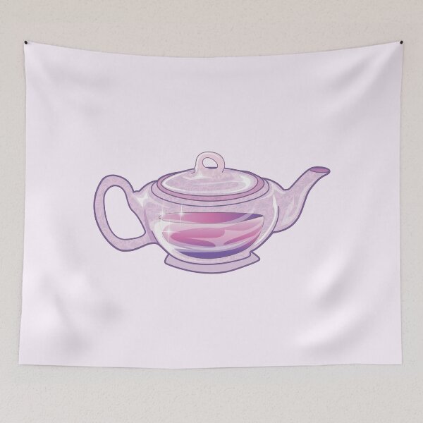 Item preview, Kawaii Teapot l aesthetic tea designed and sold by Bossin.