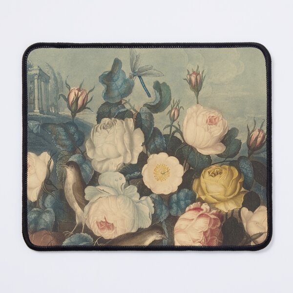 Item preview, Vintage Roses Mezzotint by Thornton designed and sold by jadeandjester.