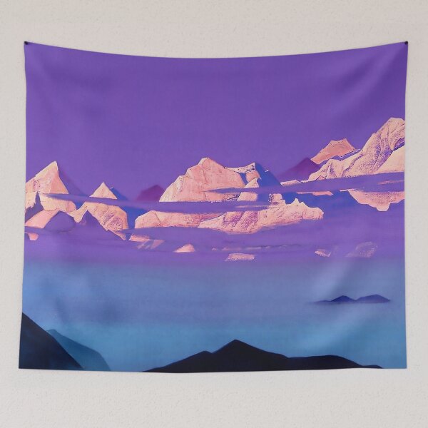 Item preview, “Himalayas  1933” by Nicholas Roerich designed and sold by PatricianneK.