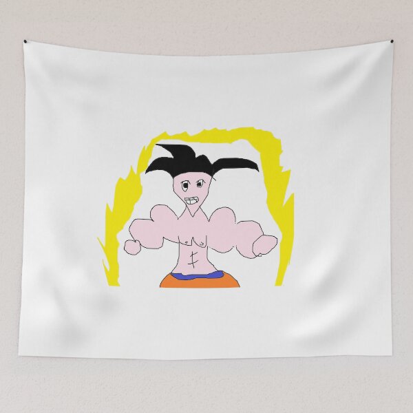 Item preview, Goku Dragon Ball Z Saiyan MS Paint Anime Manga designed and sold by Alexbooston.