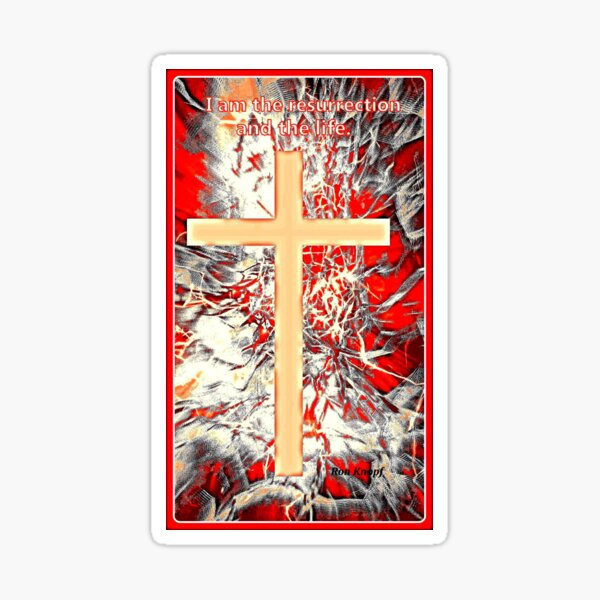 Item preview, Wall Art  // Religious  //  I am the resurrection, and the life, designed and sold by Imagin8er.
